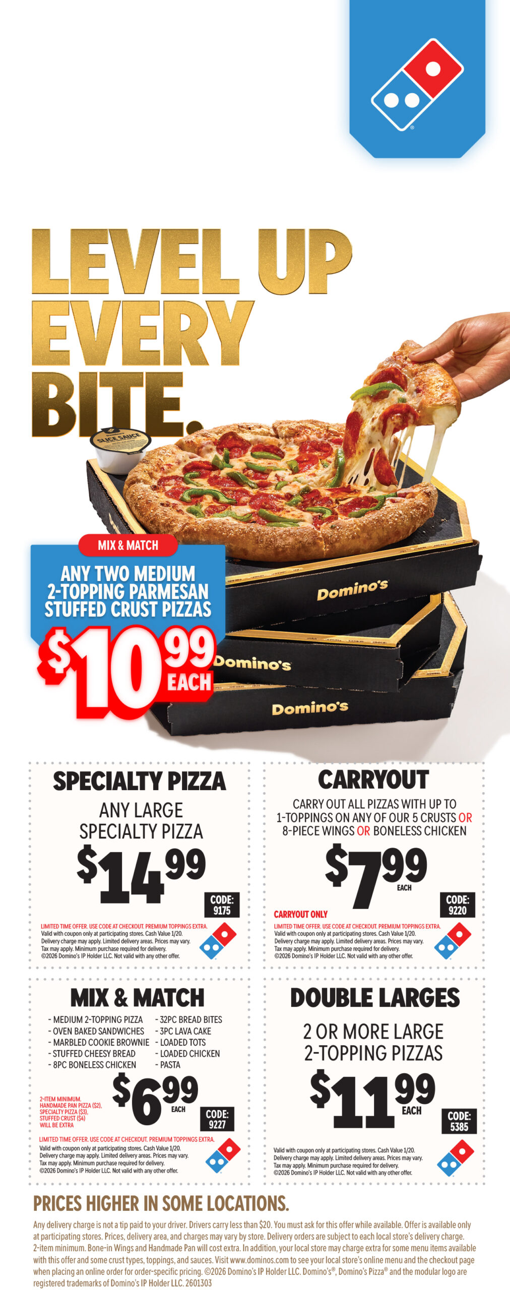 Premium Pizza Door Hanger back side
