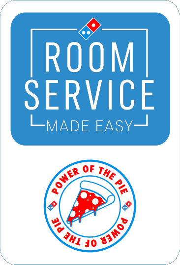 Room Service Made Easy. Power of the pie.