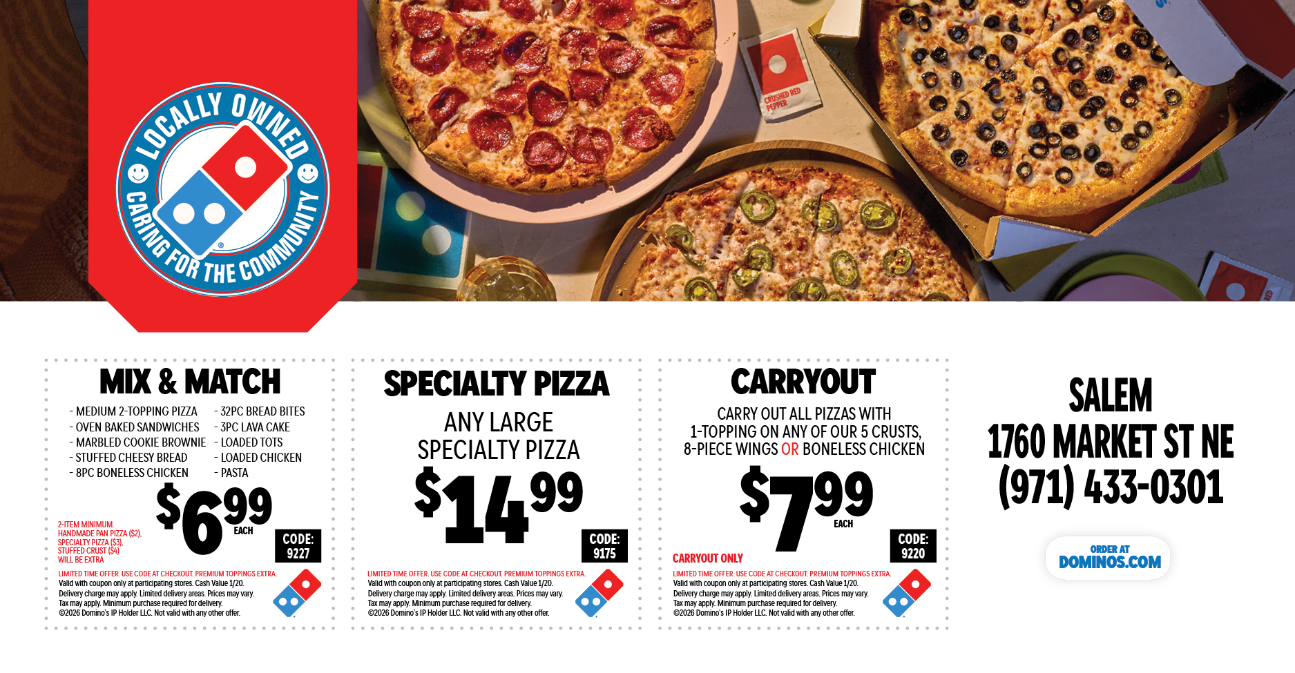 Pizza Night Any Night Pop Up Card back side