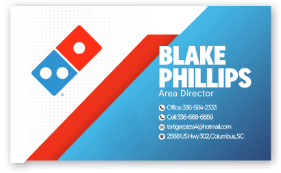 Business card example